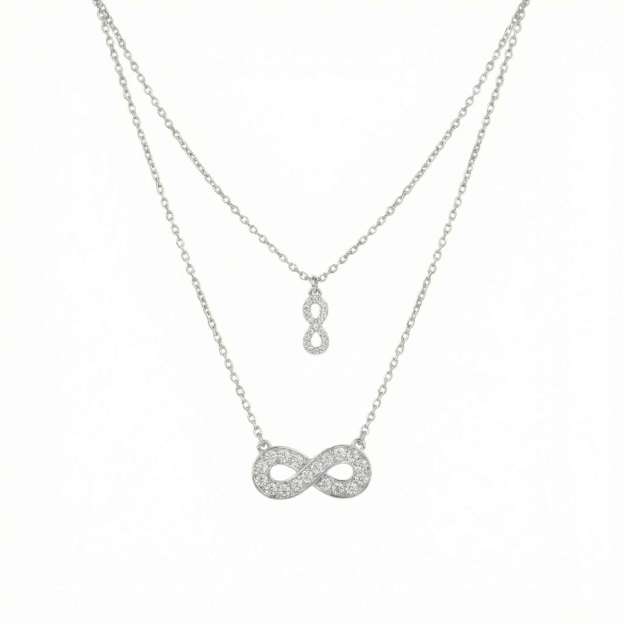 Timeless Infinity Layered Necklace