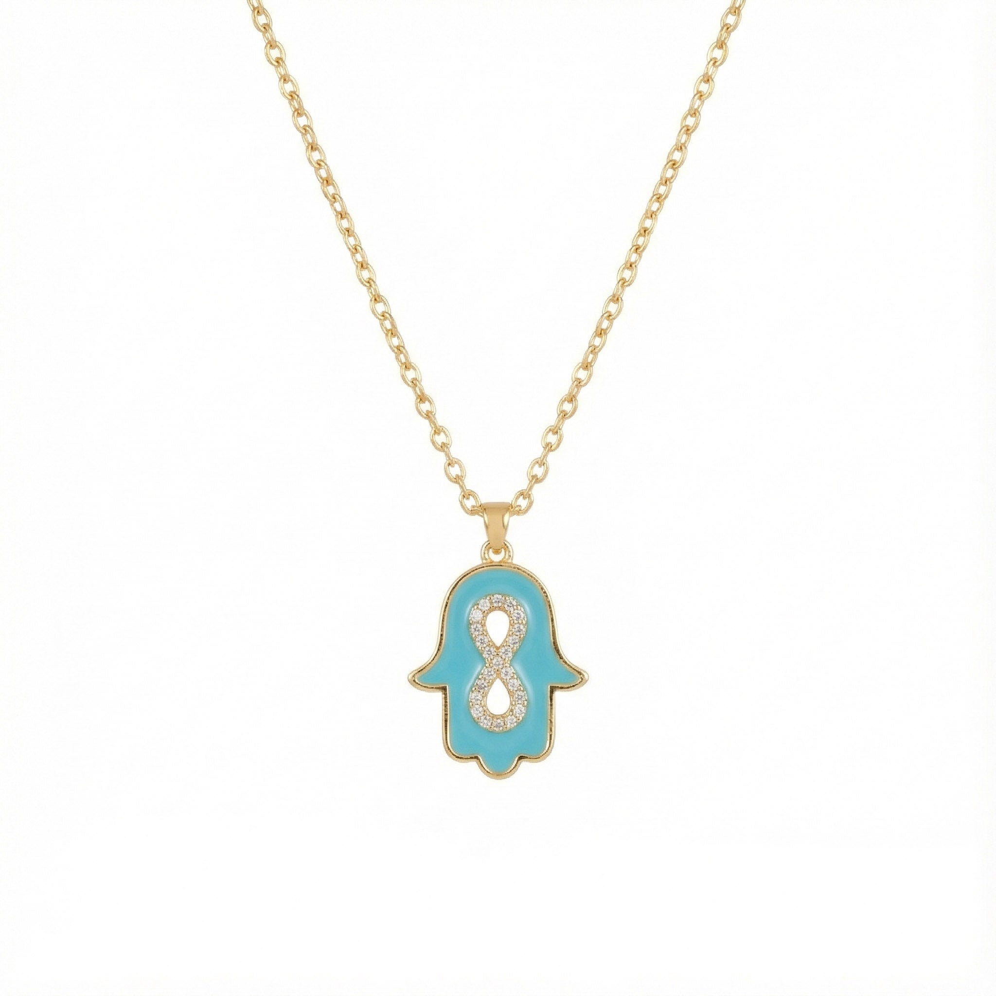 Infinite Hamsa Necklace