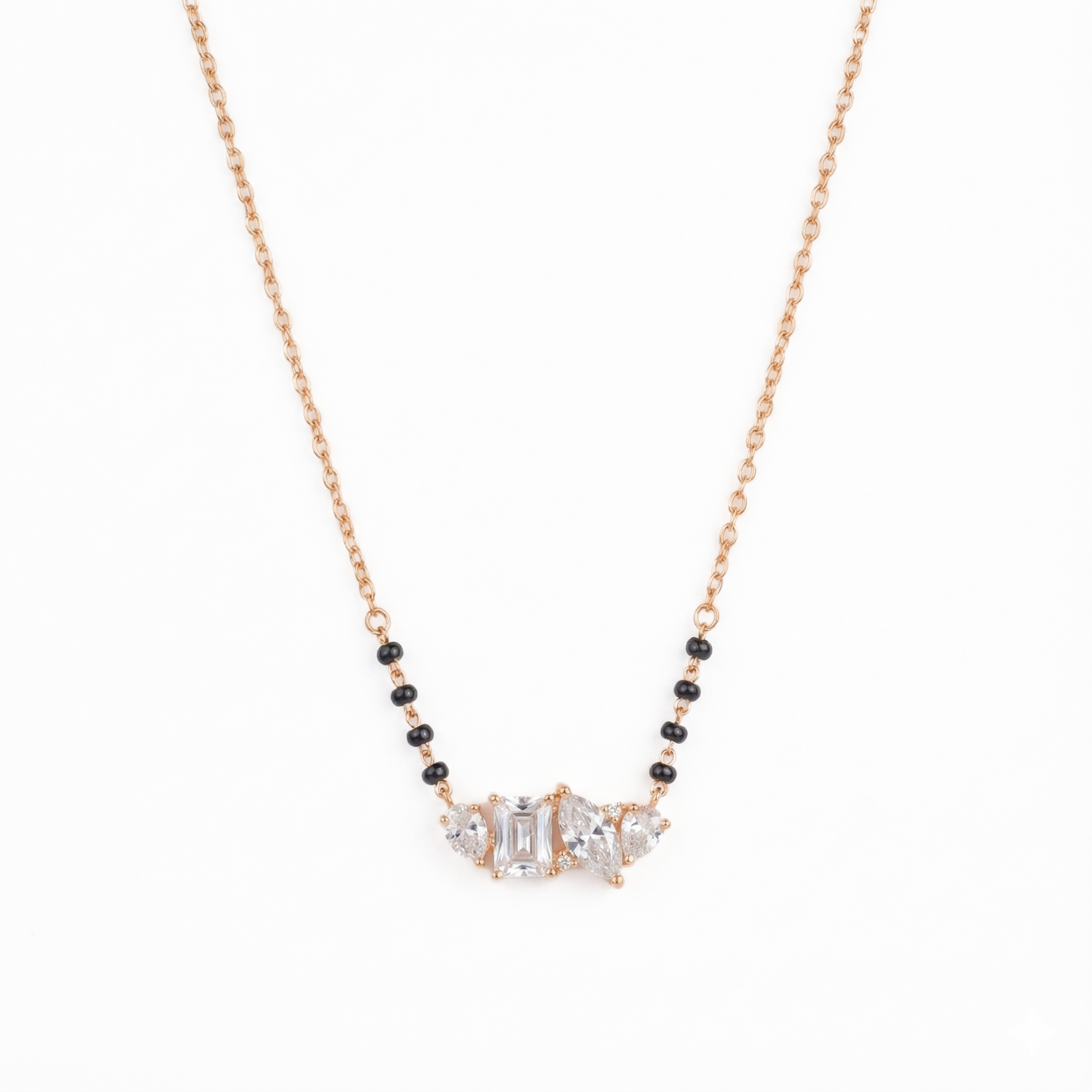Diamond Path Mangalsutra Necklace