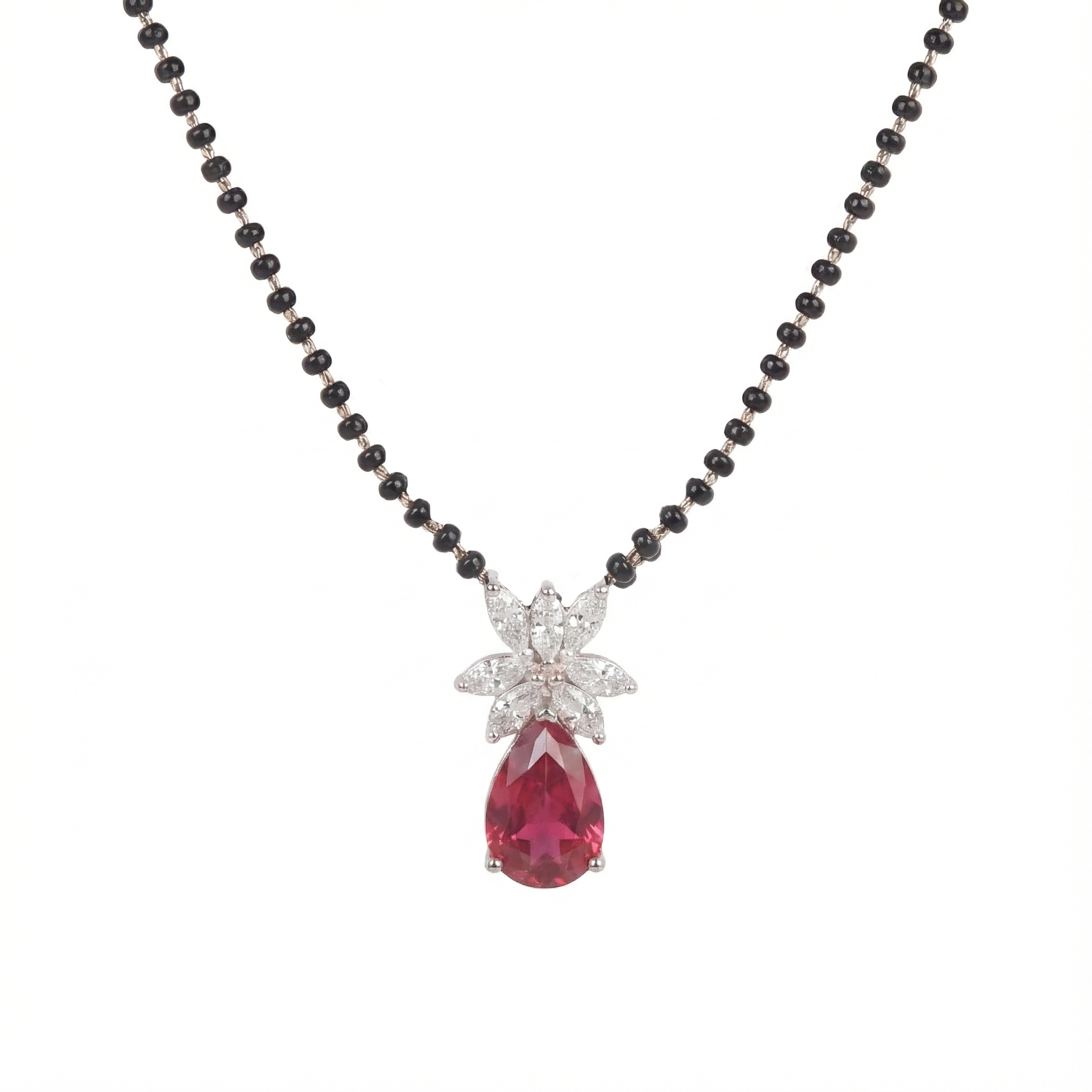 Floral Flare Mangalsutra Necklace