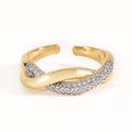 Golden Weave Ring