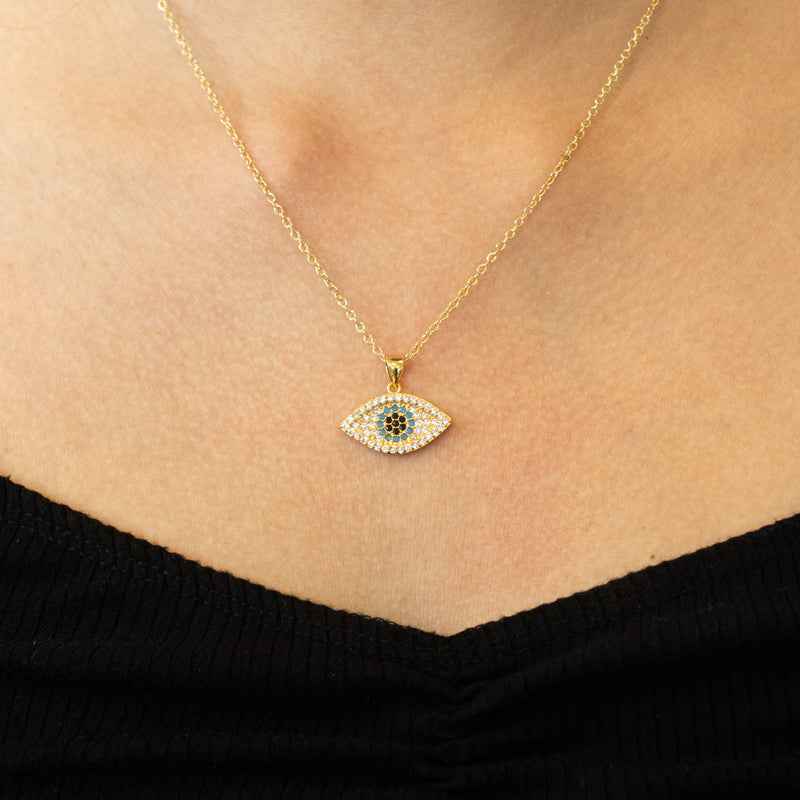 Sequence Evil Eye Necklace