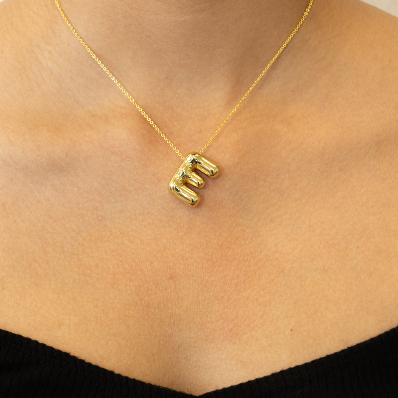 Balloon Initial Necklace