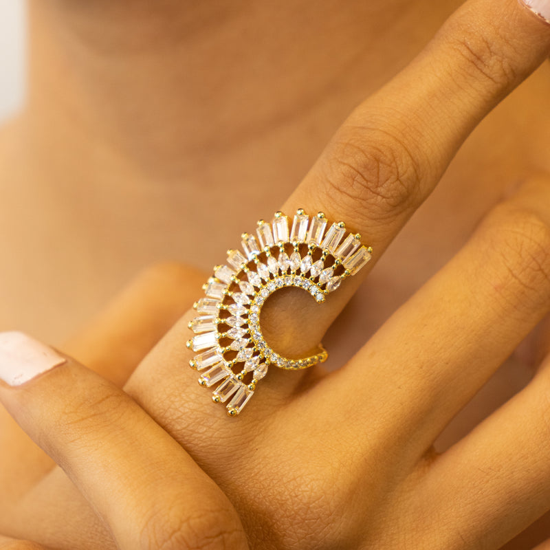 Studded Textured Swing Ring