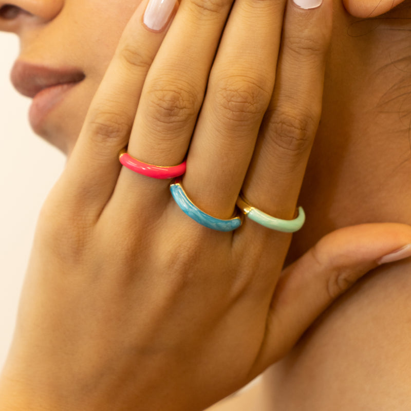 Pastel Band Ring