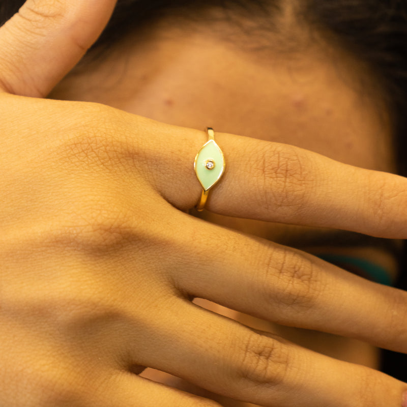 Evil Eye Pastel Ring