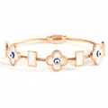 Mother Of Pearl Flower Bangle