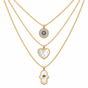 Mystic Blessing Stack | Anti-tarnish  | Gold-plated