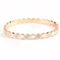 Patterned Bangle | Anti-tarnish | Gold Plated | Openable
