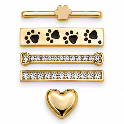 Paw & Heart Watch Charm Set | Anti-Tarnish | Watch Accessories