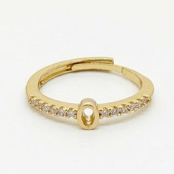 Personalized Number Ring | Anti-Tarnish | Adjustable