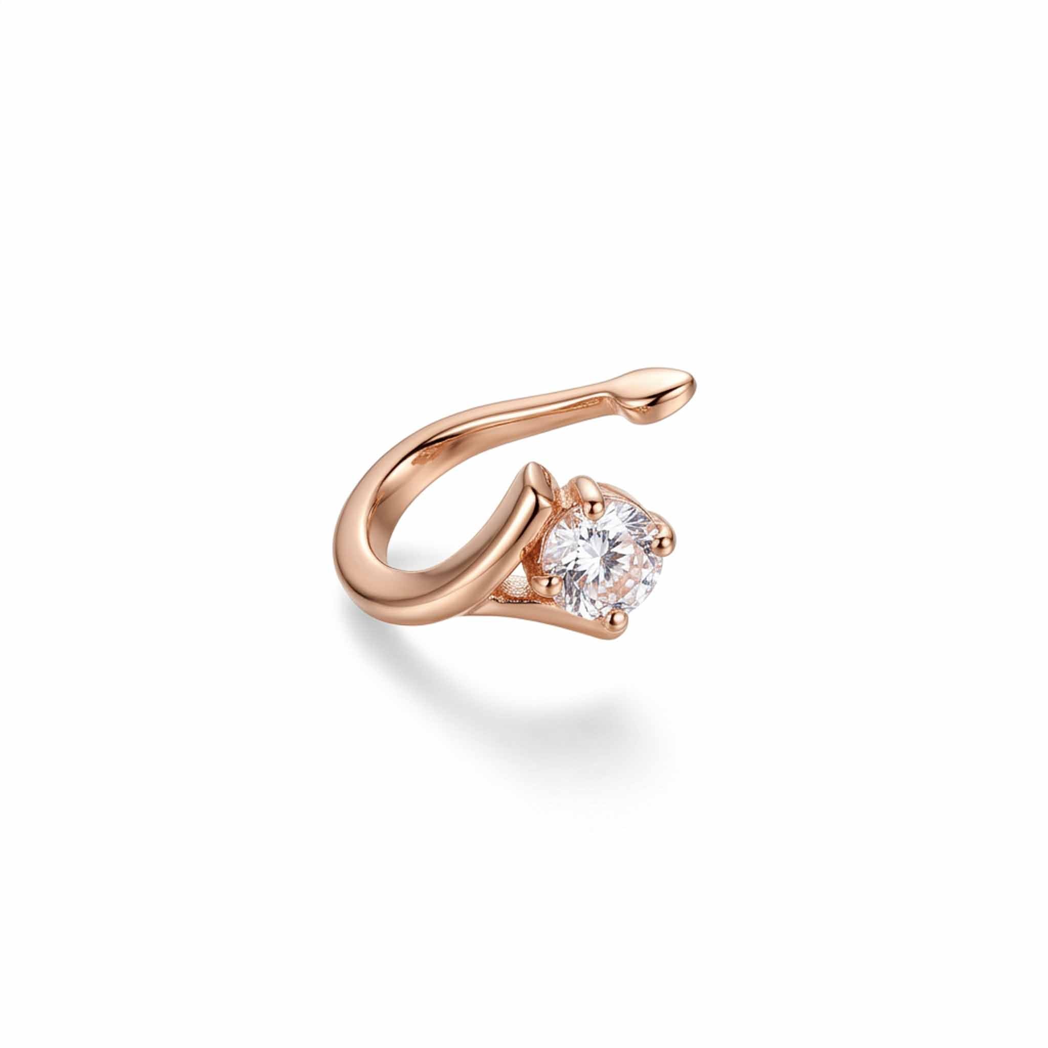 Elara Solitaire 925 Sterling Silver Nosepin