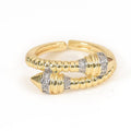Textured Coil Ring