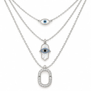 Timeless Evil Eye Necklace Stack