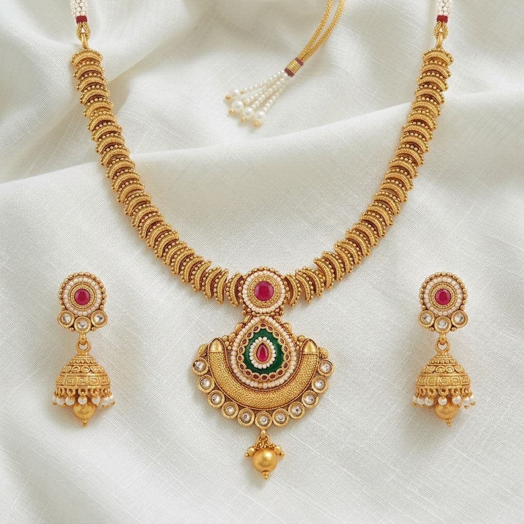 Swarna Lakshmi Necklace Set