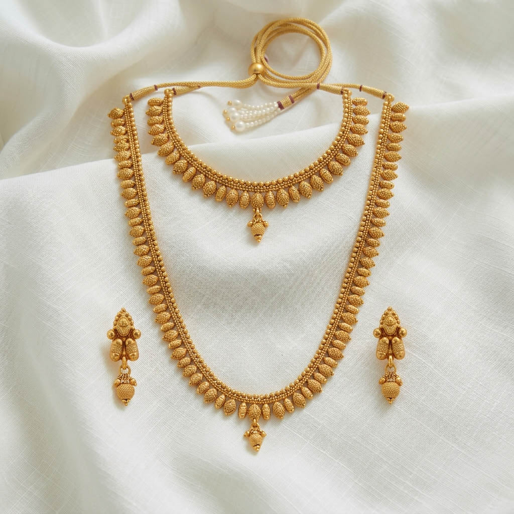 Regal Maharani Layered Necklace Set