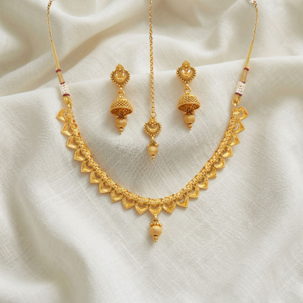 Empire Gold Suite Necklace Set
