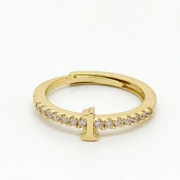 Personalized Number Ring | Anti-Tarnish | Adjustable