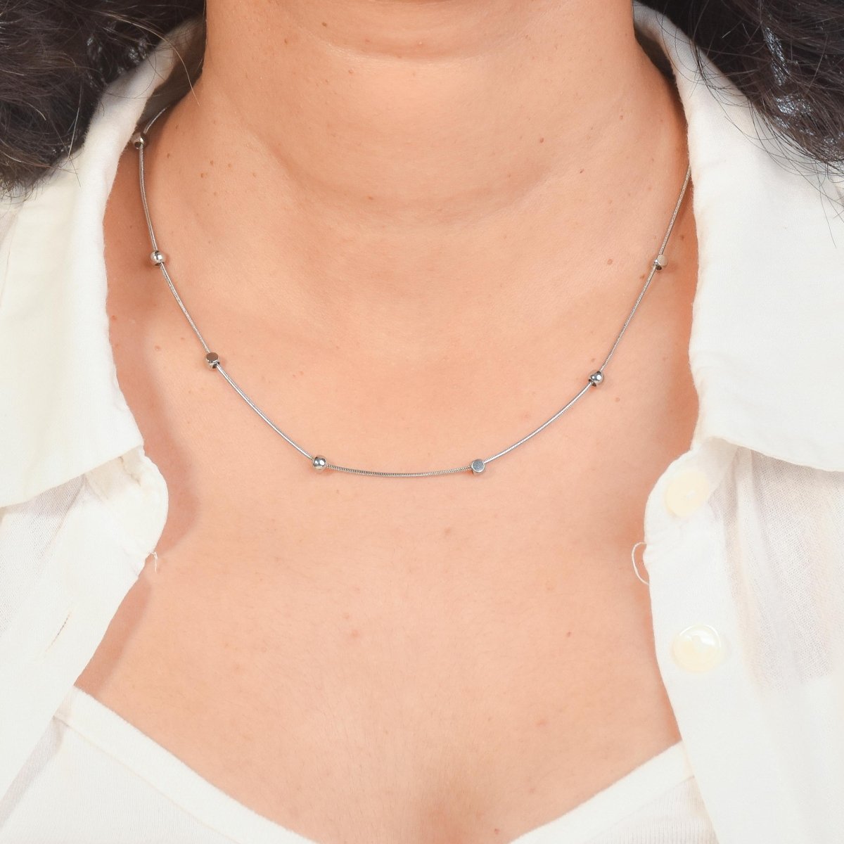 Ball Chain Necklace - Upakarnaproduct_type