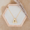 Balloon Initial Necklace | Demi-Fine | Anti-tarnish  | Gold Plated | Personalized Jewelry | Adjustable