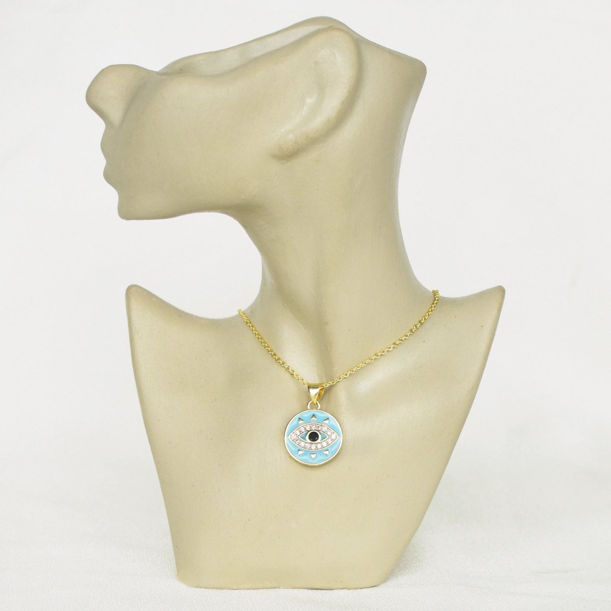 Blue Evil Eye Sequence Pendant - Upakarnaproduct_type