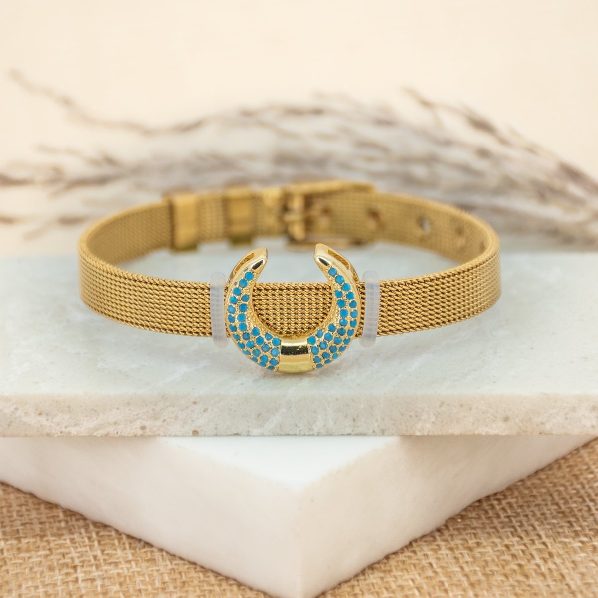 Blue Horseshoe Watch belt - Upakarnaproduct_type