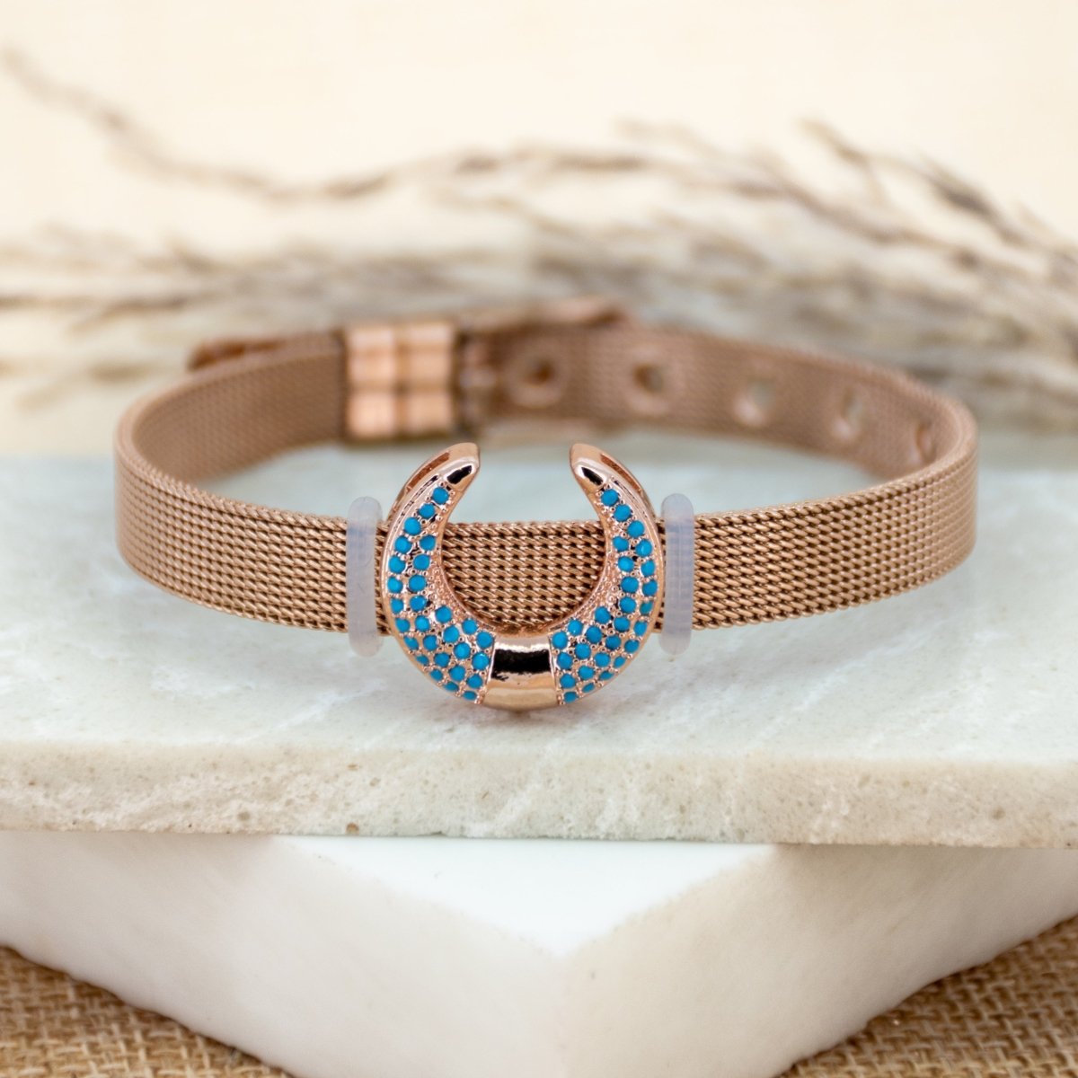 Blue Horseshoe Watch belt - Upakarnaproduct_type