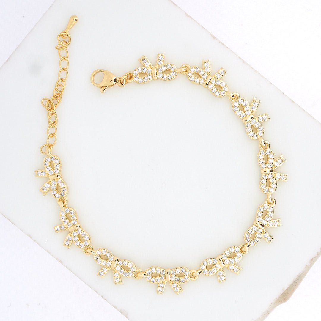 Bow Love Tennis Bracelet - Upakarnaproduct_type