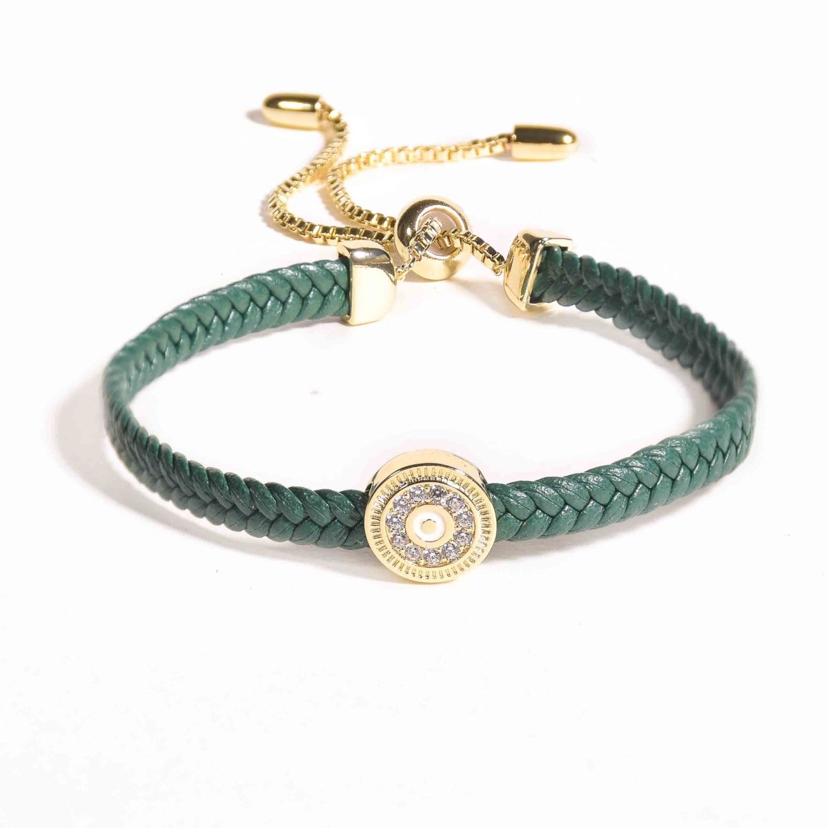 Braided Evil Eye Bracelet - Upakarnaproduct_type