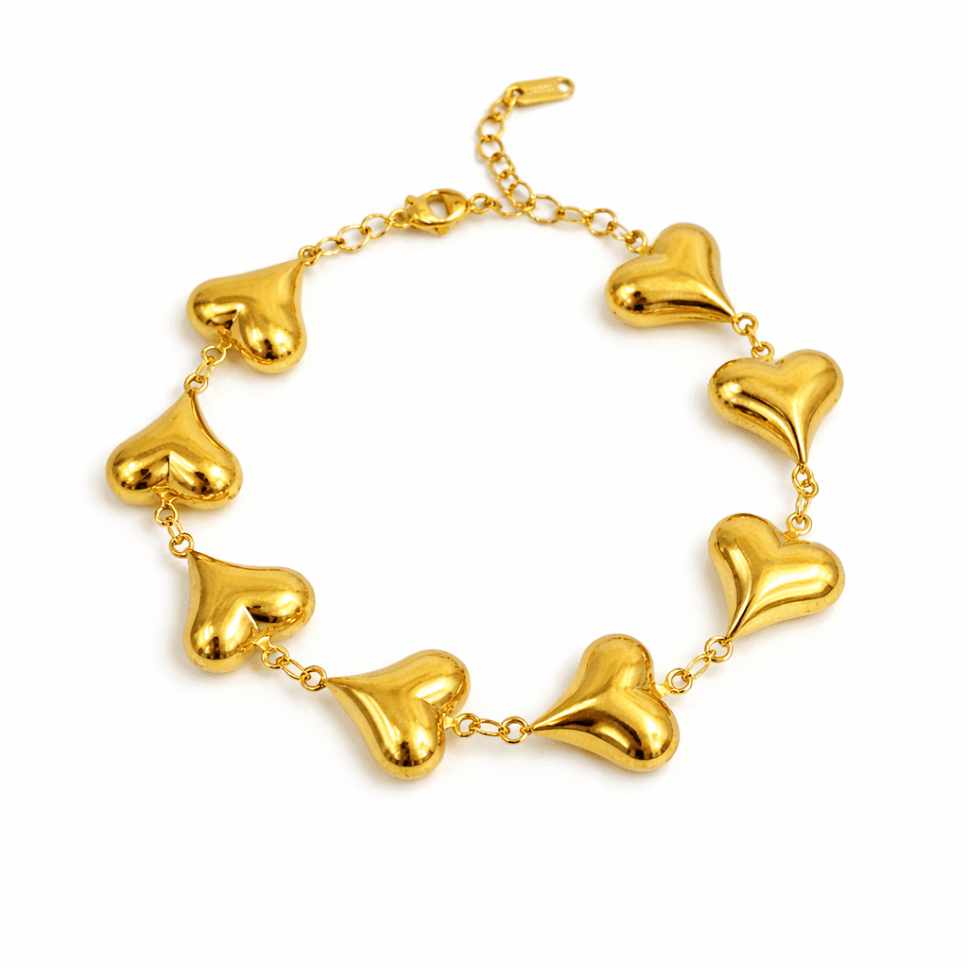 Bubble Heart Bracelet - Upakarnaproduct_type