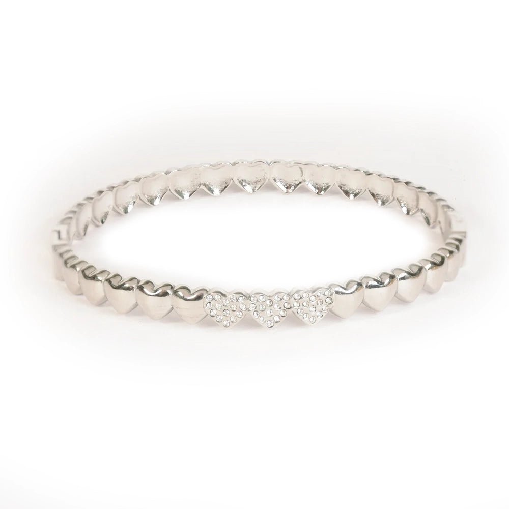 Cascade Heart Bangle - Upakarnaproduct_type