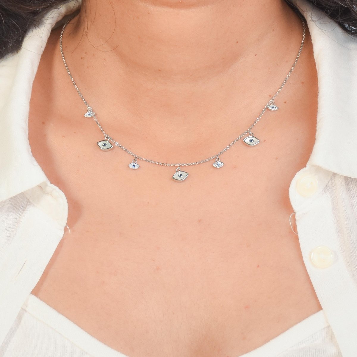 Celestial Evil Eye Chocker - Upakarnaproduct_type