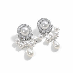 Celestial Pearl Dangler  Earring