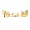 Chunky Bow Shaped Ring Stac