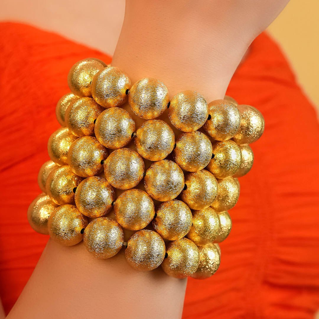 Chunky Stackable Bead Bracelet - Upakarnaproduct_type