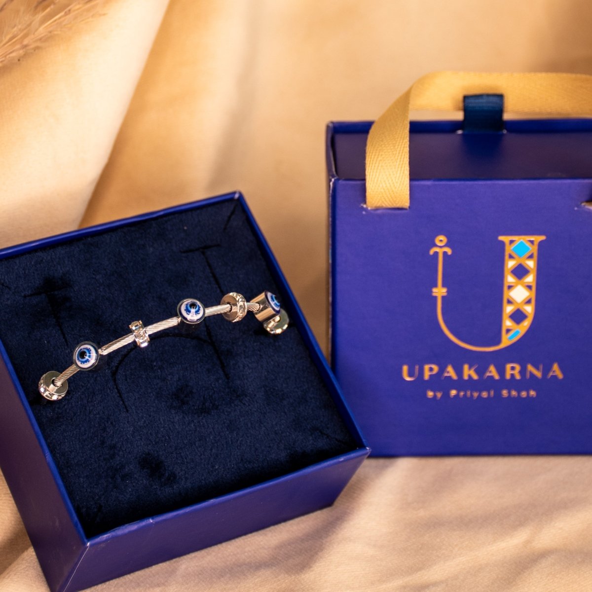 Classic Evil Eye Bangle + Gift Box - Upakarnaproduct_type
