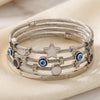 Classic Silver Bangle Stack - Upakarnaproduct_type