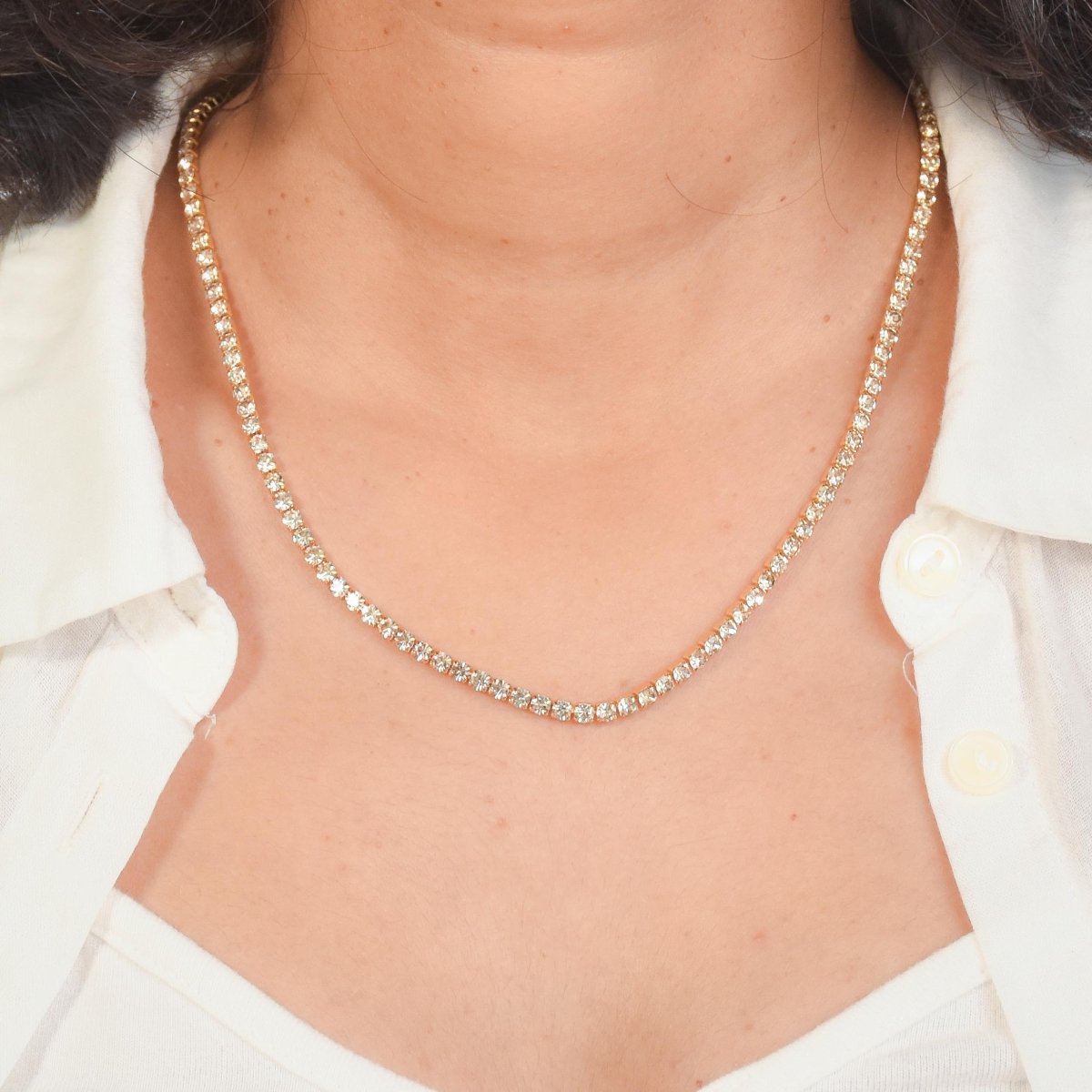 Classic Tennis Necklace - Upakarnaproduct_type