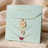 Crescent Charm Necklace Stack - Upakarnaproduct_type