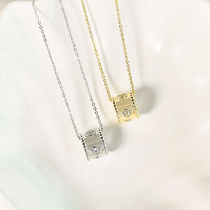 Crystal Cubic Necklace