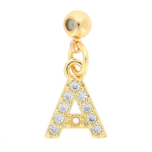 Custom Name Necklace with Charms | Gold Finish Pendant for Women & Teens