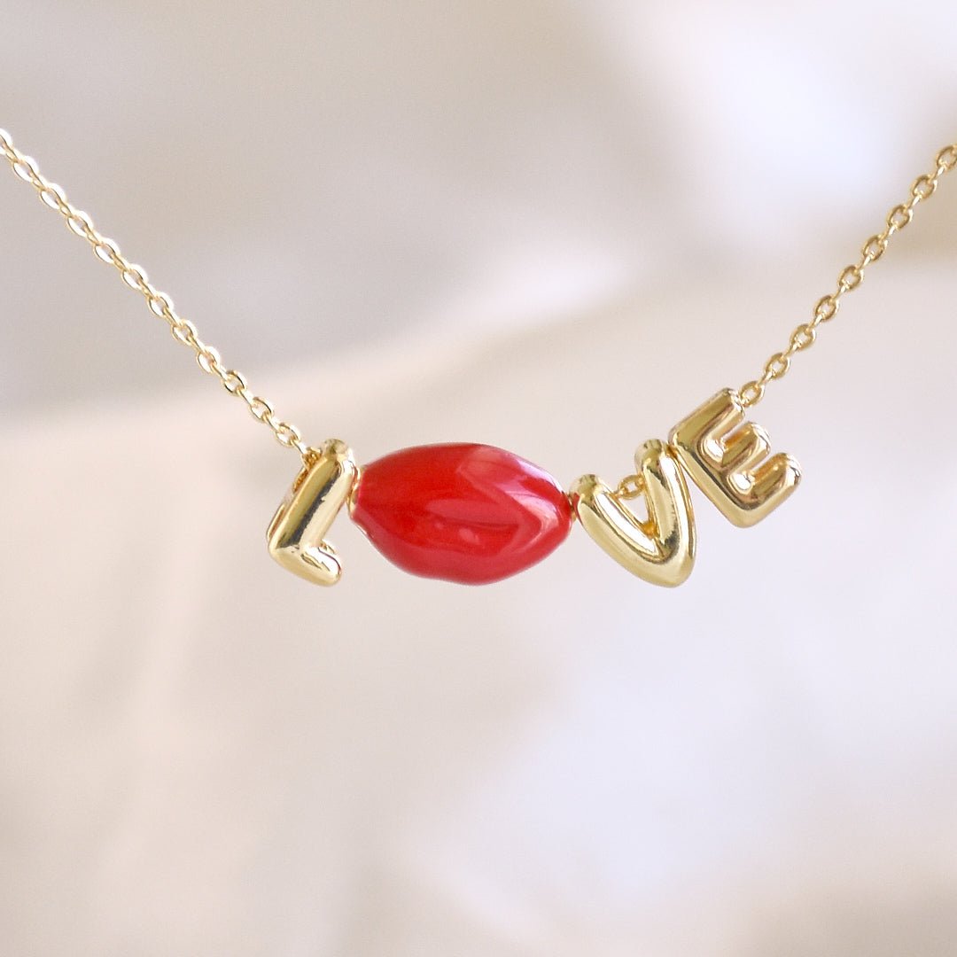 Cute Name Charms Necklace | Custom Letter & Symbol Chain - Upakarnaproduct_type