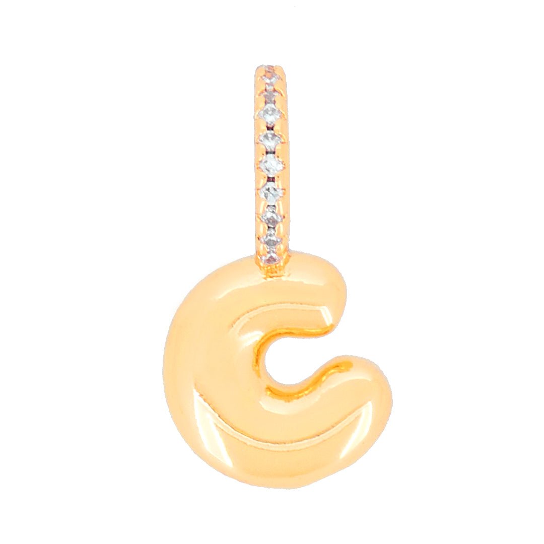 Dainty Alphabet Charm Necklace | Personalised Dangling Initial Pendant - Upakarnaproduct_type