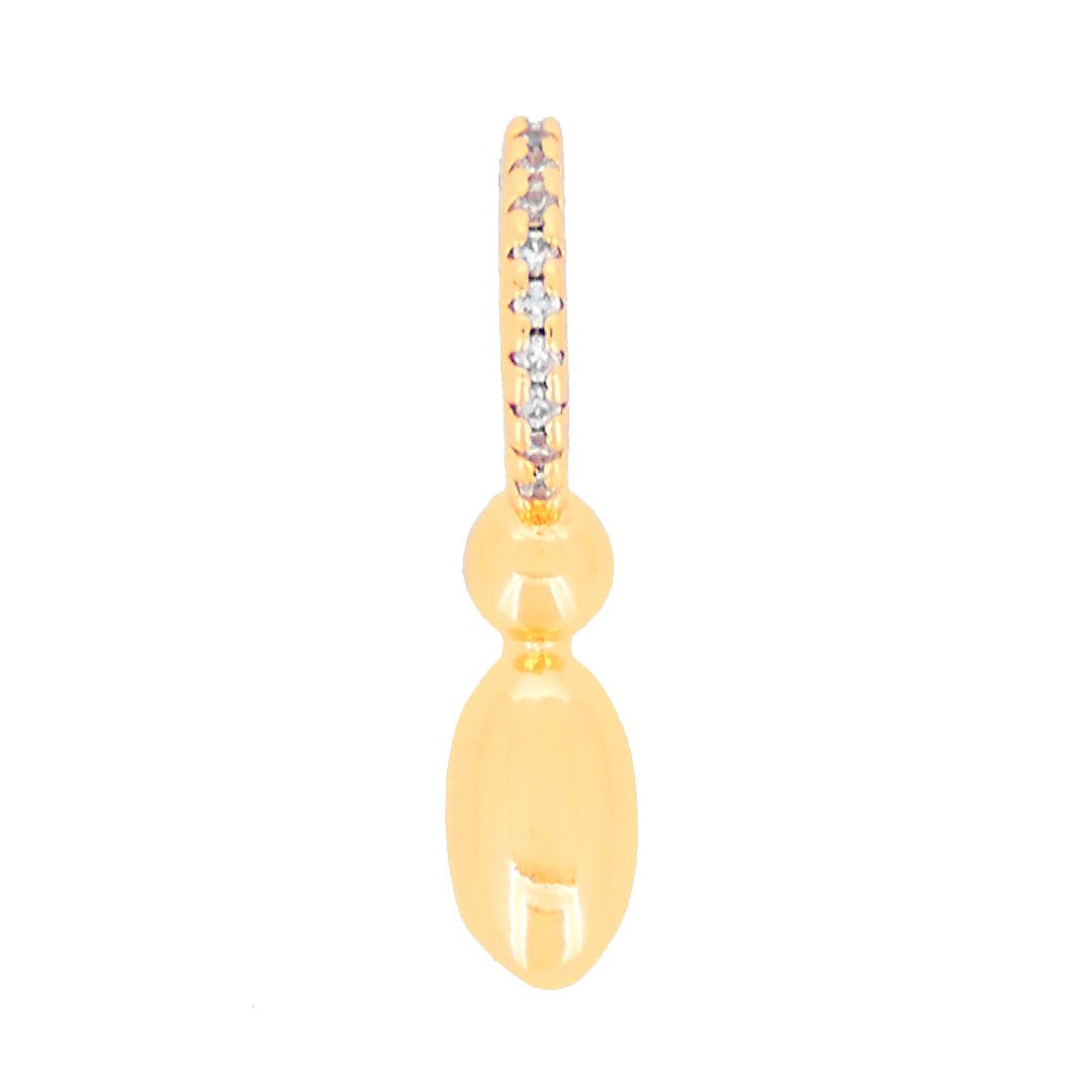 Dainty Alphabet Charm Necklace | Personalised Dangling Initial Pendant - Upakarnaproduct_type