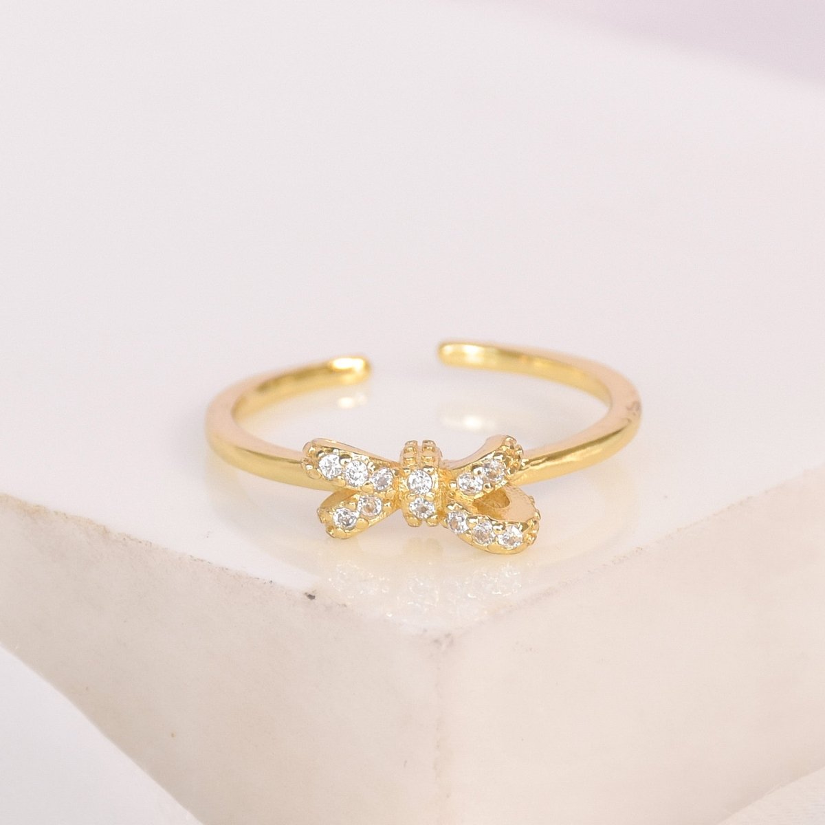 Dainty Bow Ring - Upakarnaproduct_type