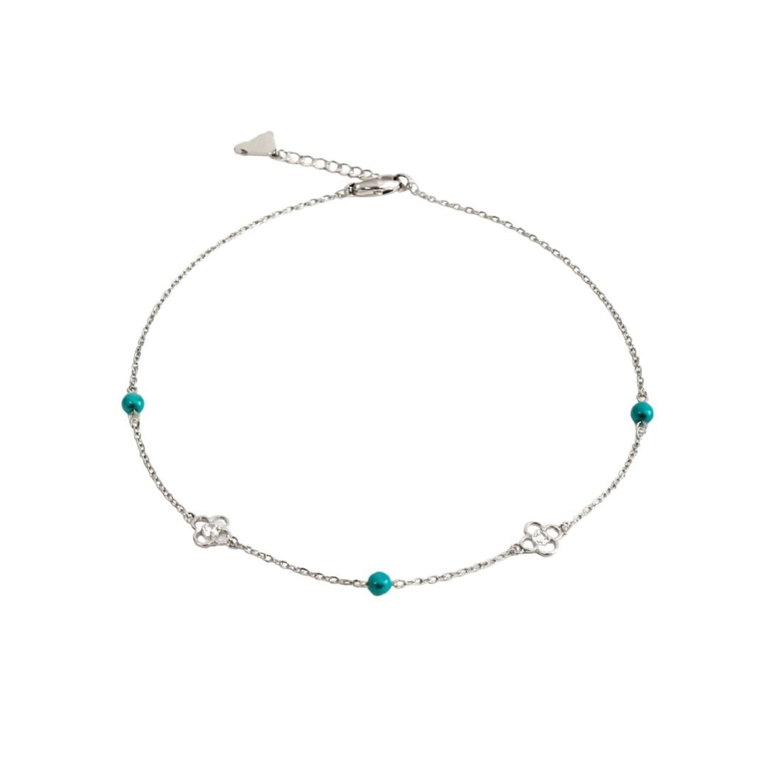 Dainty Clover Anklet - Upakarnaproduct_type