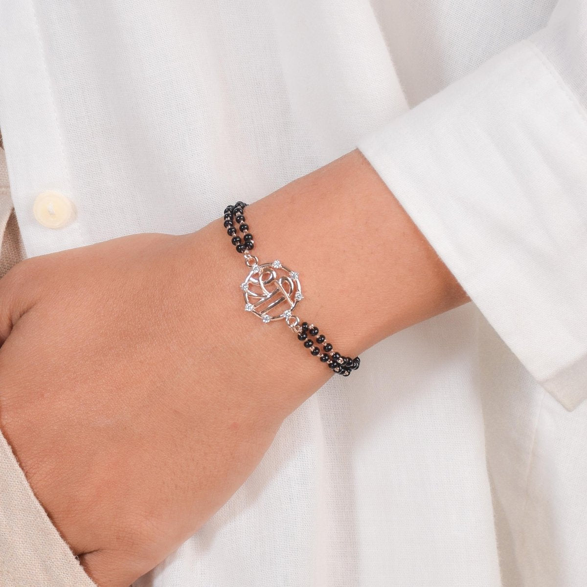 Dainty Shree Mangalsutra Bracelet - Upakarnaproduct_type
