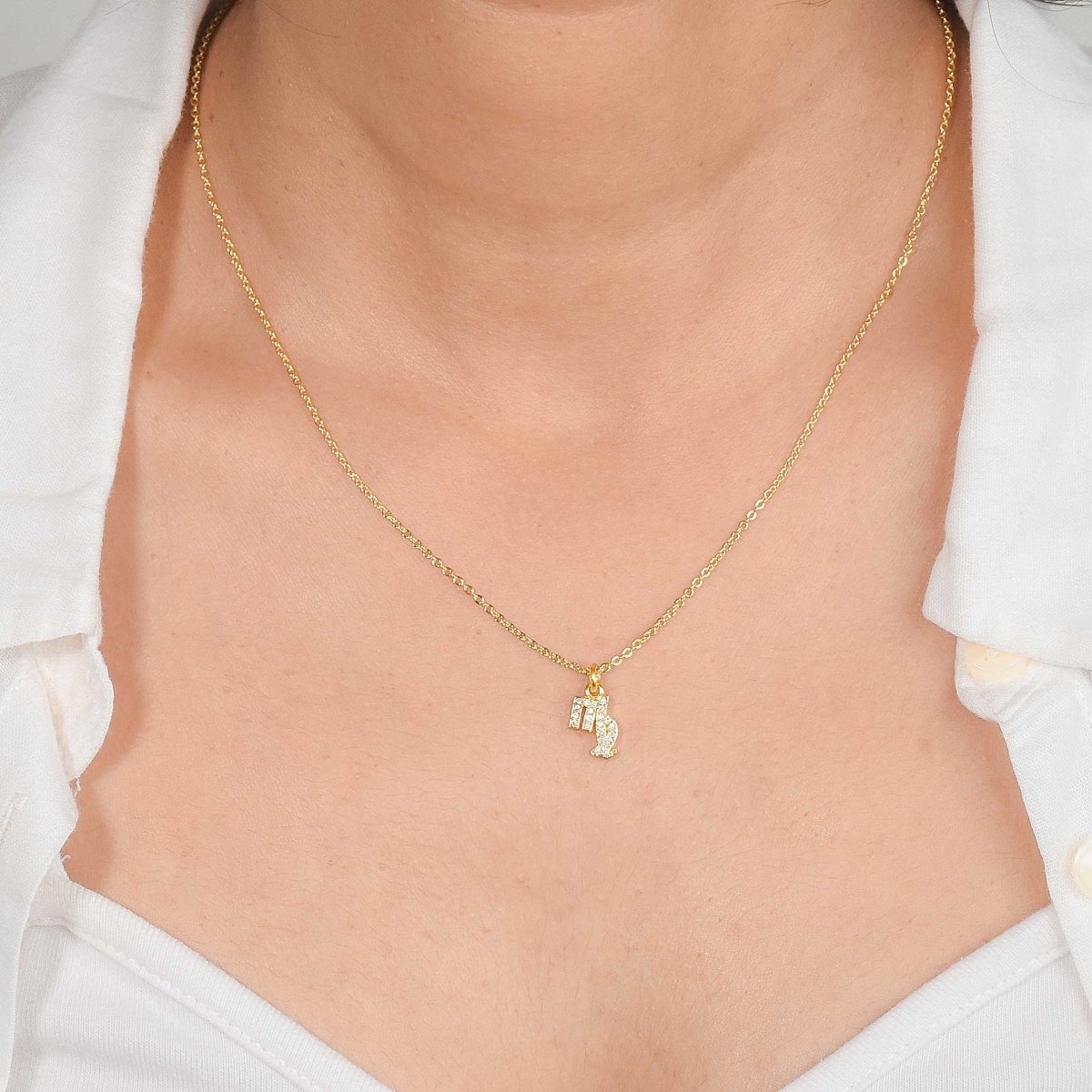 Dainty Star Sign Necklace - Upakarnaproduct_type