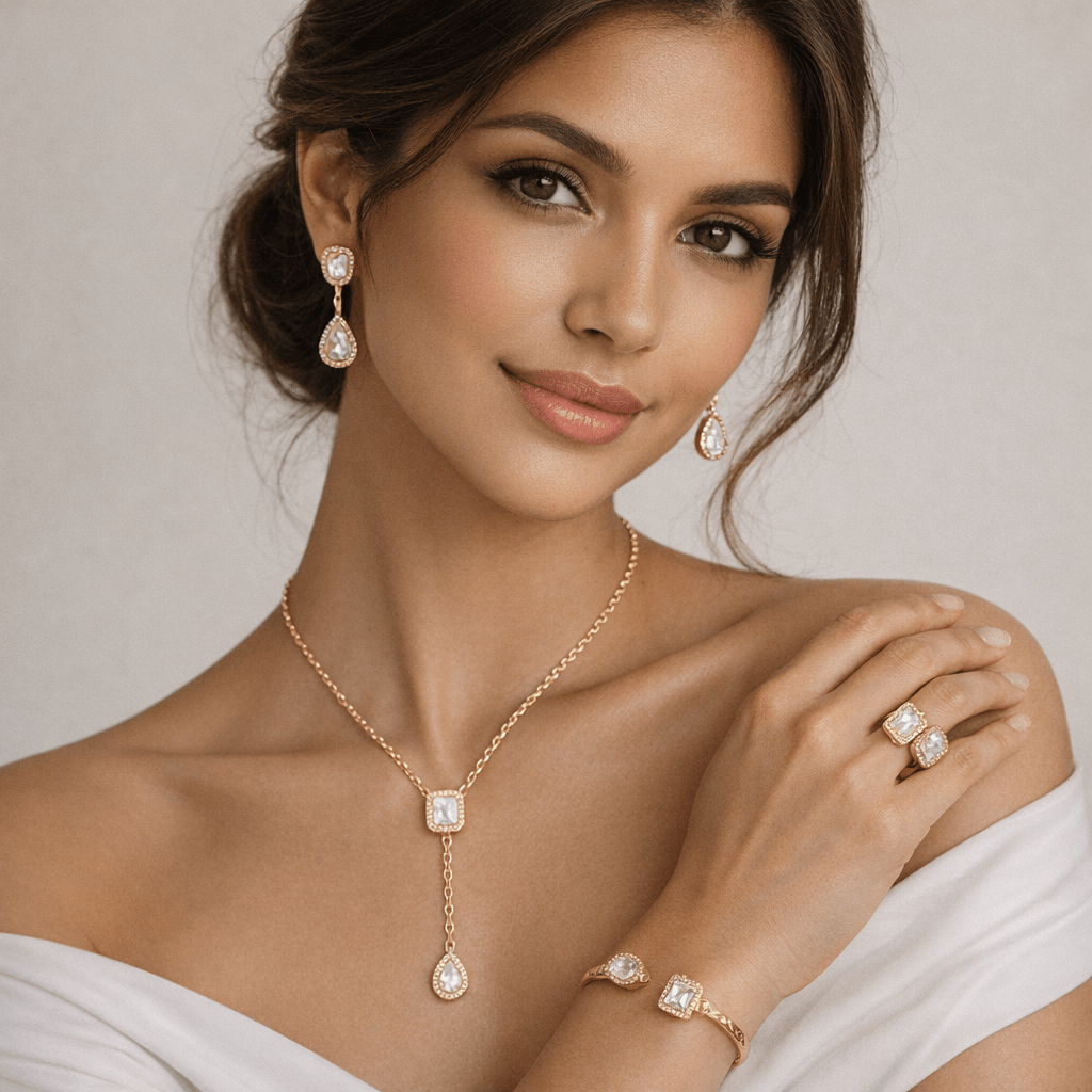 Dewdrop Necklace Set - Upakarnaproduct_type