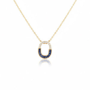 Diamond Arc Necklace